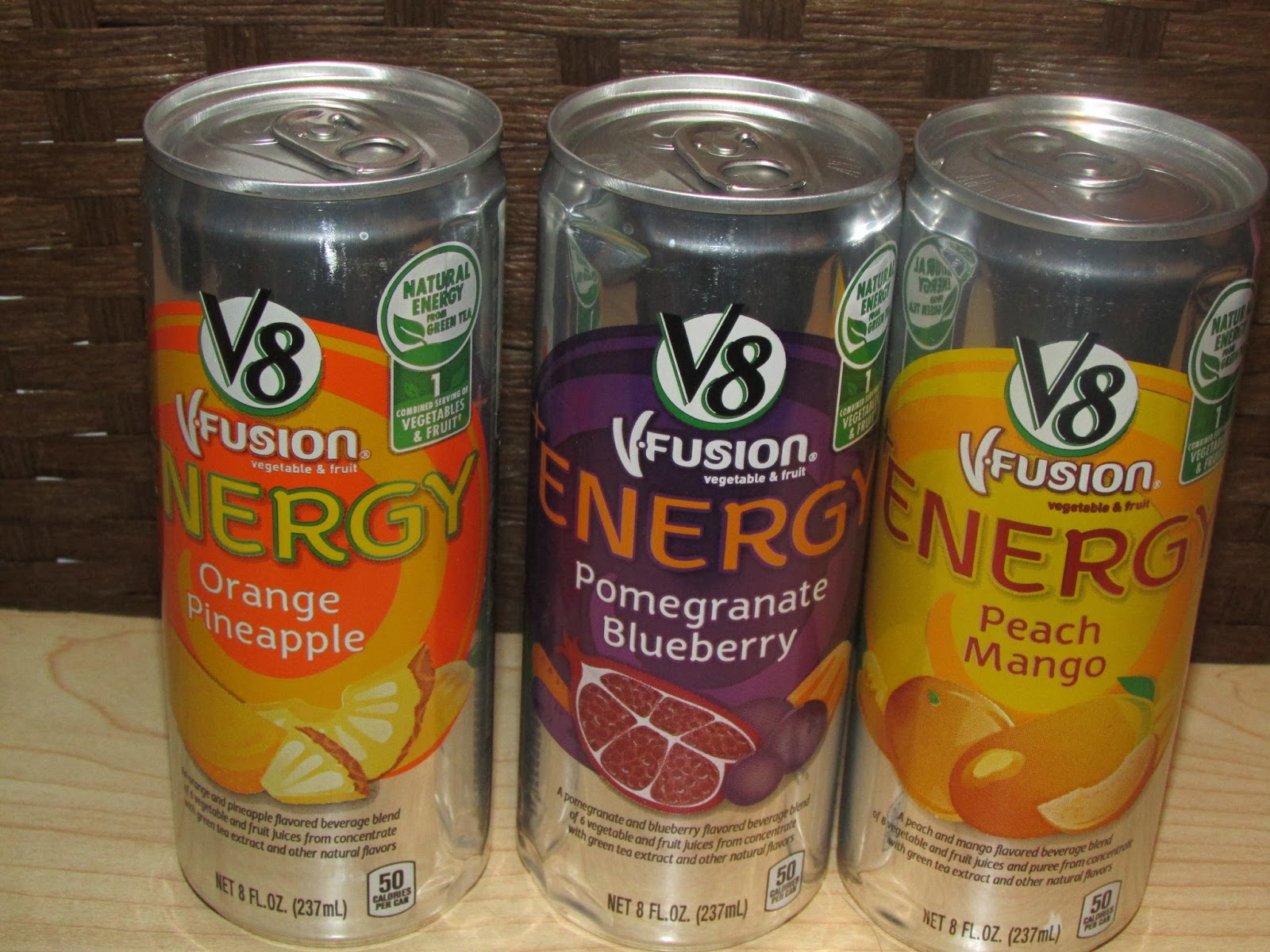 V8 +Energy Energy Drink Review and Giveaway Heck Of A Bunch
